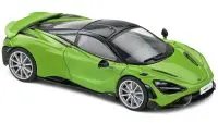 2020 McLaren 765 LT Lime Green Metallic & Black 1/43 Diecast Model by Solido