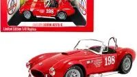 1965 Shelby Cobra 427 S/C Convertible #198 Red "ACME Exclusive" 1/18 Diecast Model Car by Shelby Collectibles
