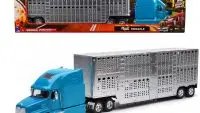 Shop Mack Pinnacle Truck & Pot Belly Livestock Trailer 1/32 Diecast Model – Blue