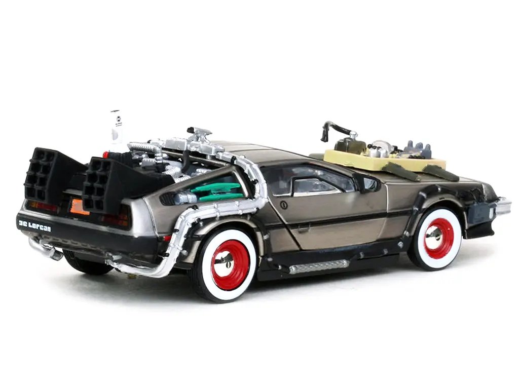Collectible 1/43 Diecast DMC DeLorean from Back to the Future Part III by Vitesse