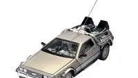 Buy DMC DeLorean Time Machine 1/18 Diecast Model - Back to the Future Collectible