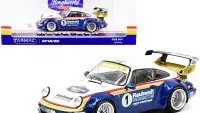 Porsche RWB 964 Waikato RHD (Right Hand Drive) #1 White and Blue Metallic with Stripes "RAUH-Welt BEGRIFF" 1/43 Diecast Model Car by Tarmac Works