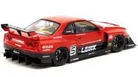Buy Nissan Skyline LB-ER34 Super Silhouette RHD #5 Wataru Kato Liberty Walk 1/43 Diecast by Tarmac Works