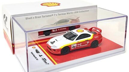 1997 Toyota Supra RZ RHD 1/64 Diecast - Shell x Gran Turismo 7 Special Edition by Tarmac Works