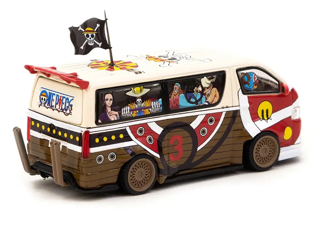 Toyota Hiace Widebody Van ‘Thousand Sunny’ One Piece Diecast Model 1/64 by Tarmac Works