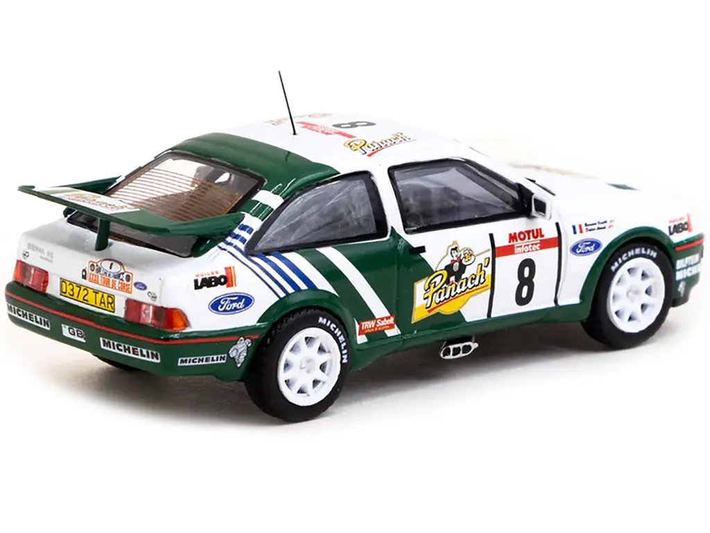 Ford Sierra RS Cosworth #8 1988 Rally Winner 1/64 Diecast by Tarmac Works – Collectible Model Car
