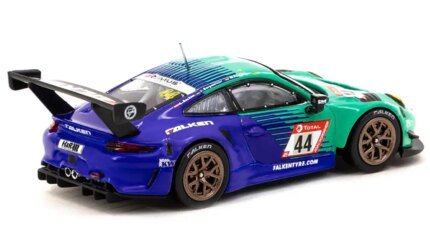 2019 Porsche 911 GT3 R #44 Falken Motorsports 1/64 Diecast Model - Tarmac Works Hobby64