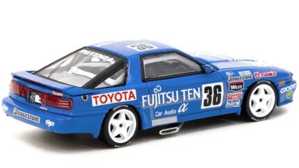 Toyota Supra Turbo MA70 RHD #36 JTC 1990 Diecast Model - Hobby64 by Tarmac Works