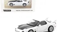 Mazda RX-7 FD3S Mazdaspeed A-Spec RHD Chaste White 1/64 Diecast Model by Tarmac Works