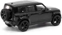 Land Rover Defender 110 Black Metallic 1/64 Diecast Model - Tarmac Works Global64 Series