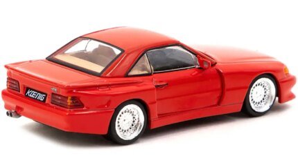 Exclusive Mercedes-Benz SL 500 Koenig Specials Red 1/64 Diecast by Tarmac Works