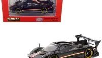Pagani Zonda Revolucion Nero Oro 1/64 Diecast Model - Tarmac Works Global64 Series