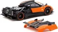 Pagani Zonda Cinque Arancio Saint Tropez 1/64 Diecast Model by Tarmac Works - Global64 Series