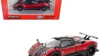 Pagani Zonda Cinque Bianco Rosso 1/64 Diecast Model by Tarmac Works - Global64 Series