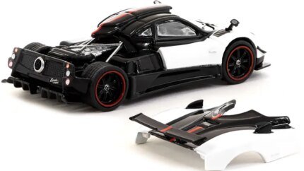 Pagani Zonda Cinque Bianco Benny 1/64 Diecast Model - Tarmac Works Global64 Series