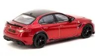 Alfa Romeo Giulia GTA Red Metallic 1/64 Diecast by Tarmac Works - Global64 Series