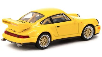 Exclusive Porsche 911 RSR Yellow Collab64 1/64 Diecast Model by Schuco
