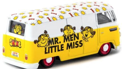Vintage Volkswagen Type II T1 Panel Van 'Little Miss Sunshine' Yellow & White - Iconic Mr. Men Design