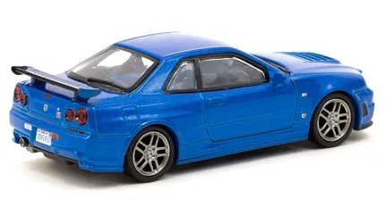 Limited Edition Nissan Nismo R34 GT-R Z-tune RHD Blue Metallic Diecast Model - FuelFest Tokyo 2023 by Schuco