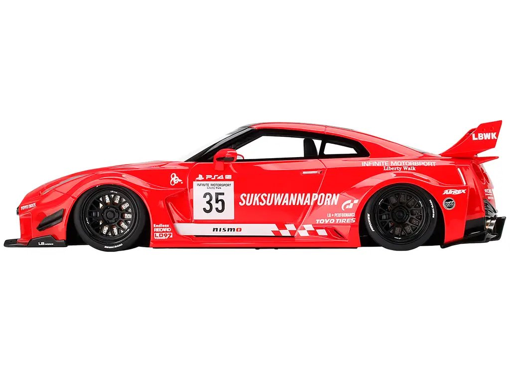 Nissan 35GT-RR LB-Silhouette WORKS GT RHD 1/18 Model Car by Top Speed – Infinite Motorsport Edition