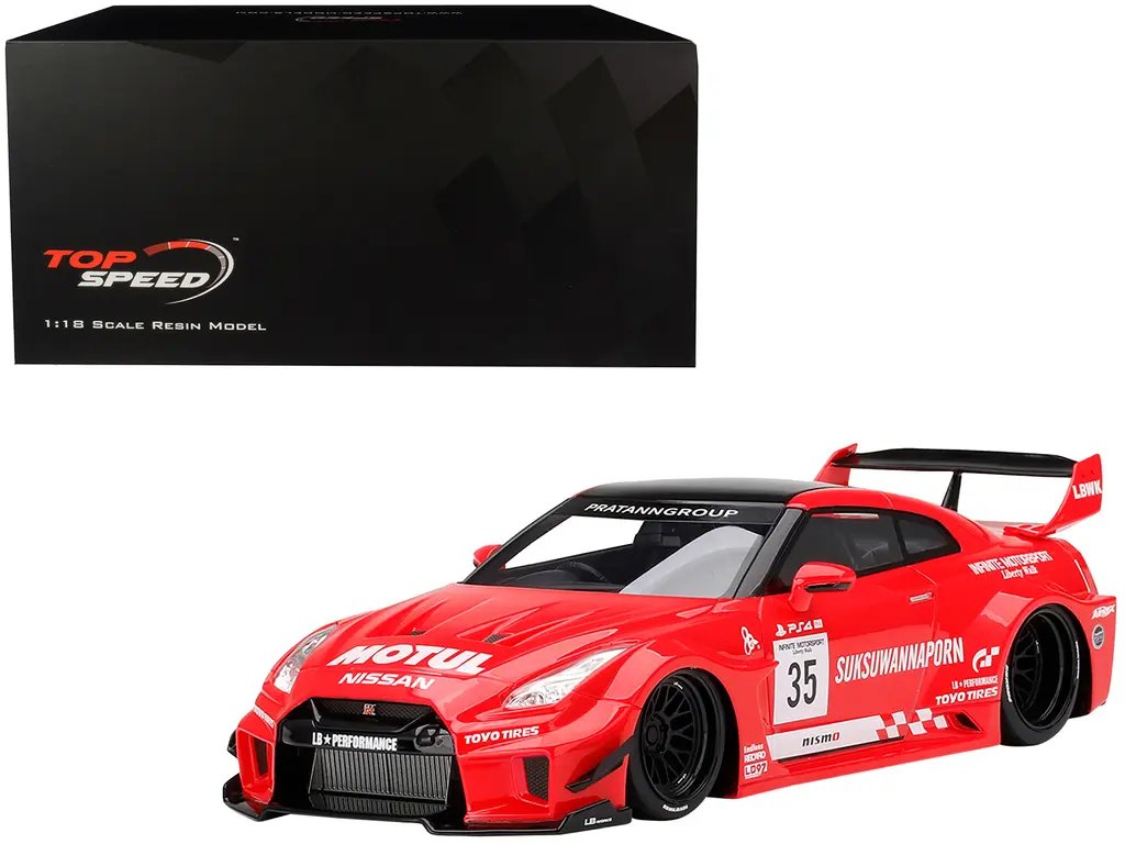 Nissan 35GT-RR LB-Silhouette WORKS GT RHD 1/18 Model Car by Top Speed – Infinite Motorsport Edition 2 Nissan 35GT-RR LB-Silhouette WORKS GT RHD 1/18 Model Car by Top Speed – Infinite Motorsport Edition - Image 2