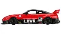 Exclusive 1/18 Nissan 35GT-RR LBWK Red & Black Model Car by Top Speed