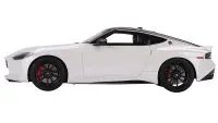 2023 Nissan Z Performance Everest White 1/18 Model Car by Top Speed – Collectible Black Top Edition