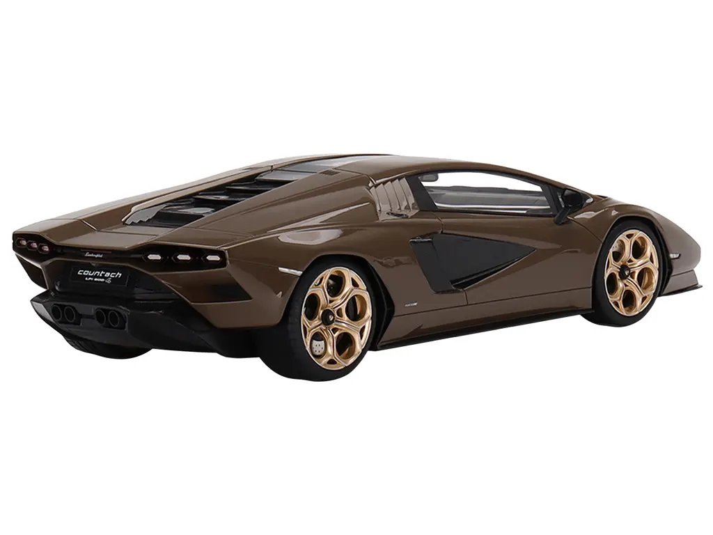 Exclusive Lamborghini Countach LPI 800-4 Dark Bronze 1/18 Model Car by Top Speed