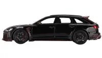 Exclusive Audi RS6 ABT Johann Abt Signature Edition 1/18 Model Car with Red Carbon Accents by Top Speed