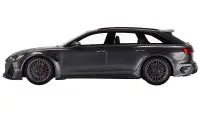 Stunning Audi ABT RS6-R Daytona Gray Metallic 1/18 Model Car by Top Speed – Perfect Collector's Item