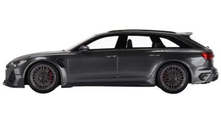 Stunning Audi ABT RS6-R Daytona Gray Metallic 1/18 Model Car by Top Speed – Perfect Collector's Item