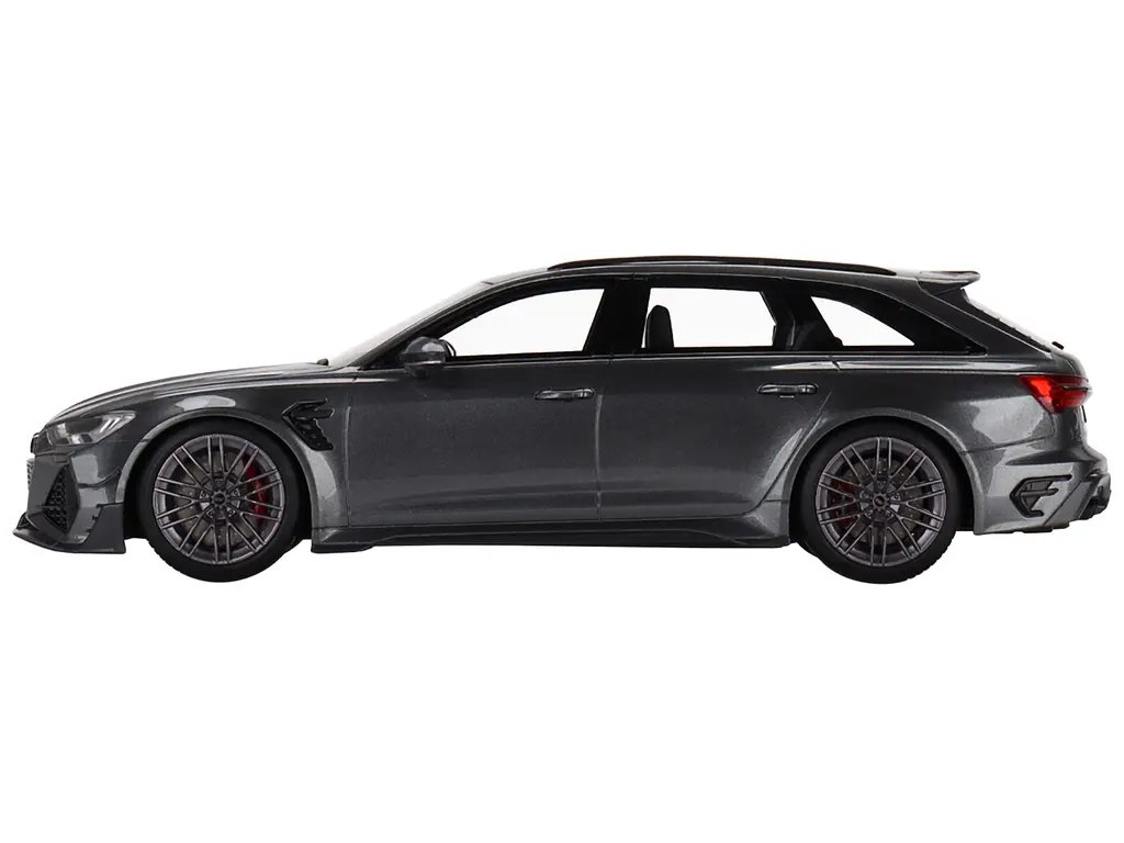 Stunning Audi ABT RS6-R Daytona Gray Metallic 1/18 Model Car by Top Speed – Perfect Collector’s Item