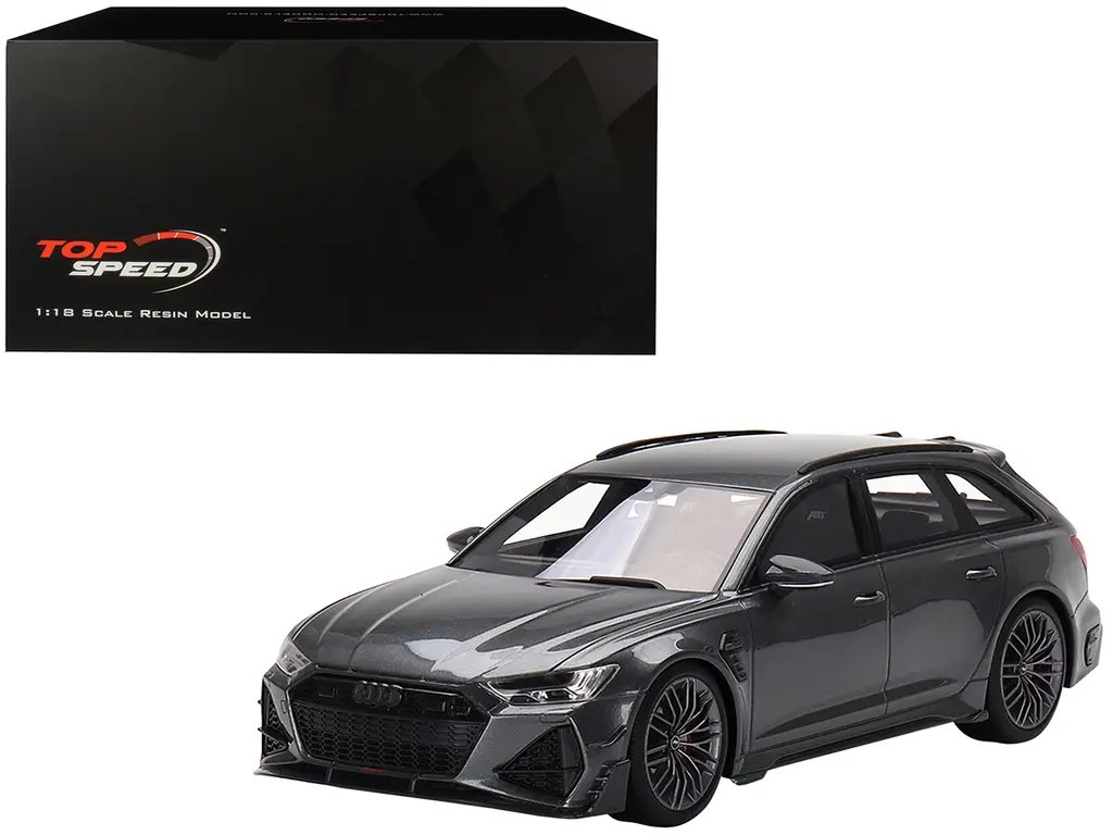 Stunning Audi ABT RS6-R Daytona Gray Metallic 1/18 Model Car by Top Speed – Perfect Collector's Item 2 Stunning Audi ABT RS6-R Daytona Gray Metallic 1/18 Model Car by Top Speed – Perfect Collector's Item - Image 2