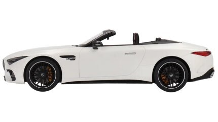 Mercedes-AMG SL 63 Roadster White 1/18 Model Car by Top Speed: Luxury Diecast Collectible