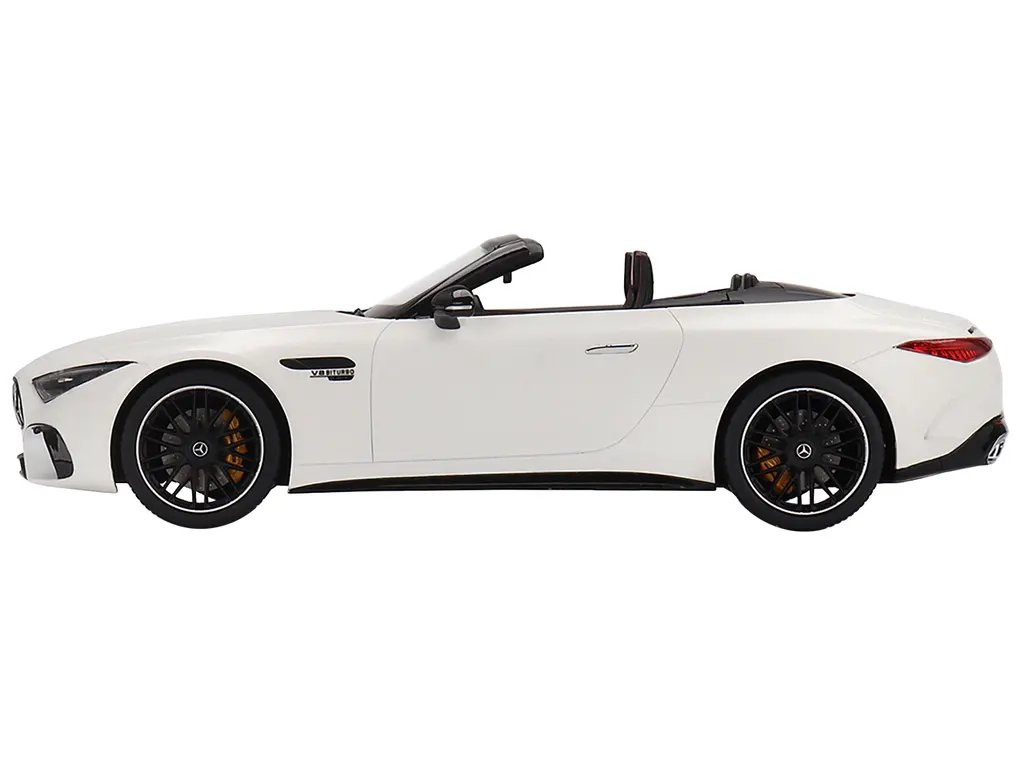 Mercedes-AMG SL 63 Roadster White 1/18 Model Car by Top Speed: Luxury Diecast Collectible