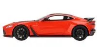 Exclusive Aston Martin V12 Vantage RHD Scorpus Red 1/18 Model Car by Top Speed