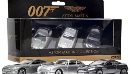 Exclusive Aston Martin James Bond 007 Diecast Model Car Set by Corgi - 3-Piece Collection