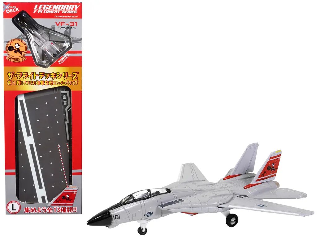 Legendary F-14A Tomcat VF-31 Diecast Model with USS Enterprise Deck by Forces of Valor 4 Legendary F-14A Tomcat VF-31 Diecast Model with USS Enterprise Deck by Forces of Valor - Image 4