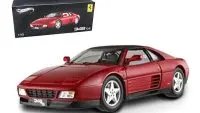Exclusive Ferrari 348 TS Elite Edition Red 1/18 by Hot Wheels - Limited Collectible