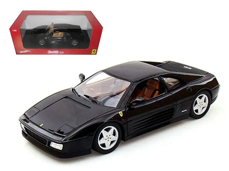 Diecast Model Cars wholesale toys dropshipper drop shipping Ferrari 348 TB Black 1/18 Hot Wheels X5530 drop shipping wholesale drop ship drop shipper dropship dropshipping toys dropshipper diecast drop shipper dropshippers. Ferrari 348 TB Black 1/18 Diecast Model by Hot Wheels - Premium Collectible Car