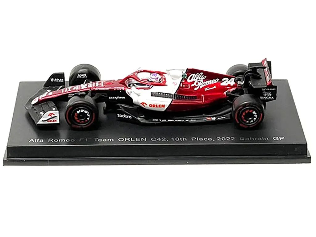 Buy Alfa Romeo C42 #24 Zhou Guanyu 1/64 Diecast Model – 2022 Bahrain GP by Sparky