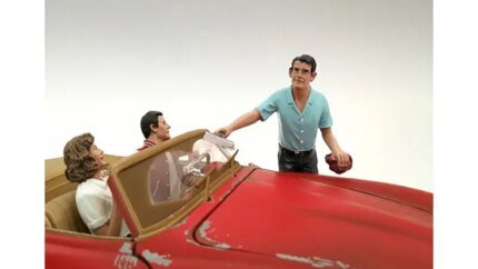 1/18 Scale Gas Station Attendant Tom Figurine by American Diorama - Perfect for Model Dioramas