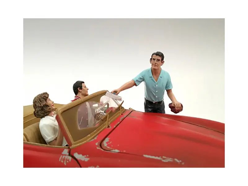 1/18 Scale Gas Station Attendant Tom Figurine by American Diorama – Perfect for Model Dioramas