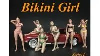 American Diorama Bikini Calendar Girls 1/18 Scale Figurine Set – Perfect Collectible Models