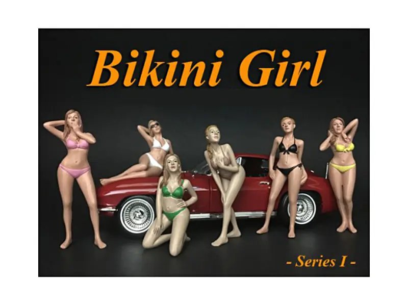 Diecast Model Cars wholesale toys dropshipper drop shipping Bikini Calendar Girls 6 Piece Figure Set 1/18 Scale American Diorama 38165 38166 38167 38168 38169 38170 drop shipping wholesale drop ship drop shipper dropship dropshipping toys dropshipper American Diorama Bikini Calendar Girls 1/18 Scale Figurine Set – Perfect Collectible Models