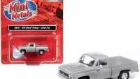 1979 Chevrolet Fleetside Pickup Truck 1/87 Scale Model - Silver Metallic by Classic Metal Works