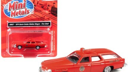1974 Buick Estate Station Wagon 'Fire Chief' 1/87 Scale Model by Classic Metal Works