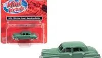 Vintage 1950 Dodge Coronet Gypsy Green 1/87 Scale Model Car by Classic Metal Works
