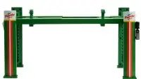 Adjustable Turtle Wax Green 1/18 Diecast Four Post Lift by Greenlight