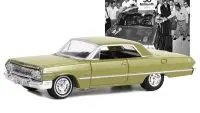 Limited Edition 1963 Chevrolet Impala SS Gold Metallic 1/64 Diecast by Greenlight